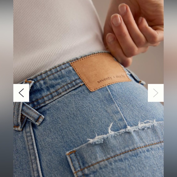 Anthropologie seventy + mochi Mabel high waisted wide leg jeans - Picture 15 of 16